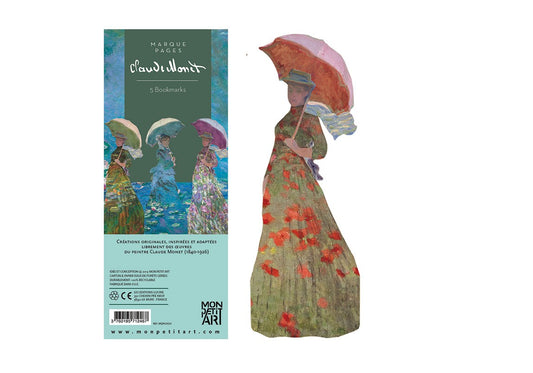 Marque-pages Femme à l'ombrelle  - C. Monet