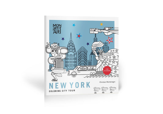 New York à colorier - Coloriage City Tour