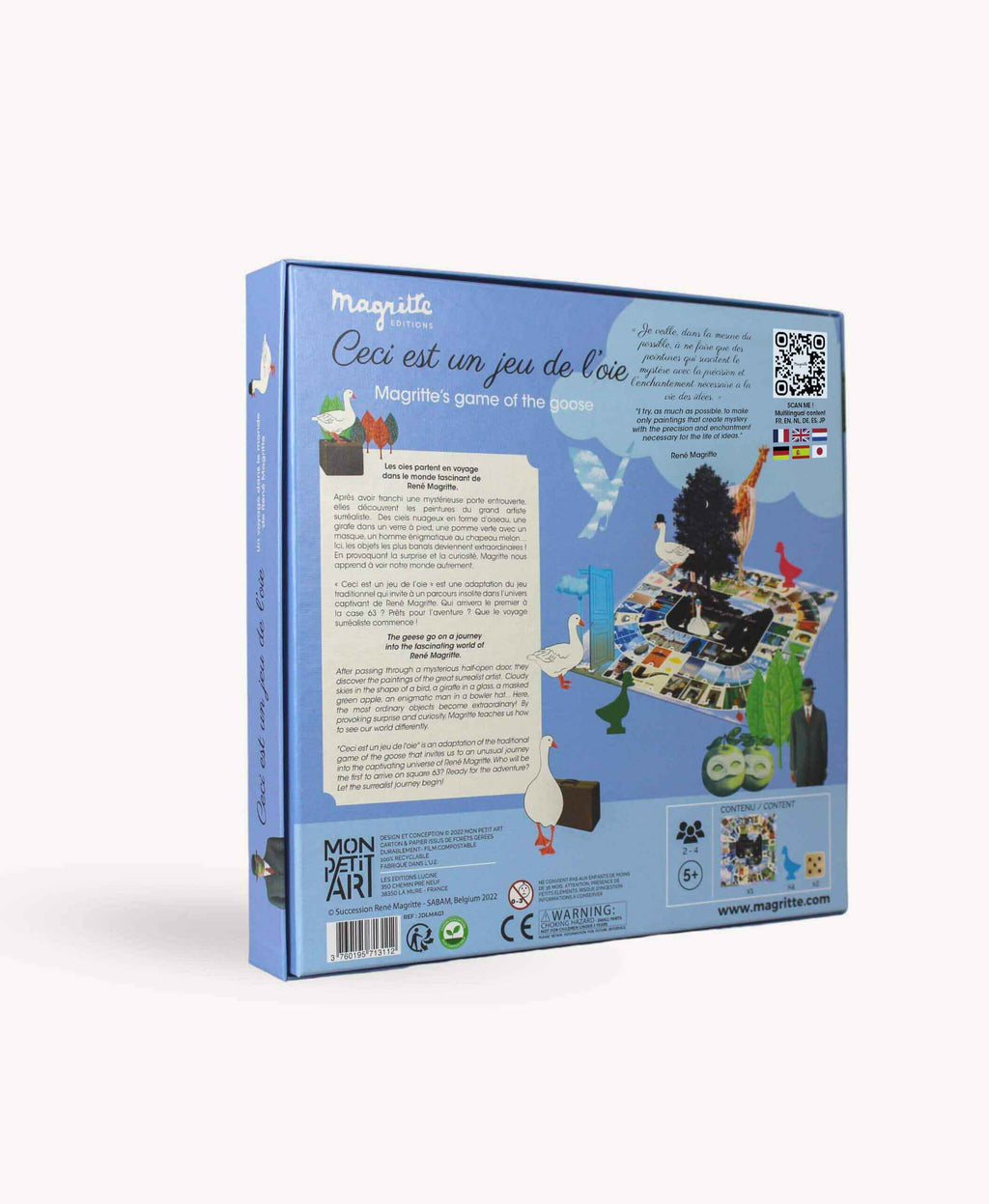 Jeu de l'oie Magritte