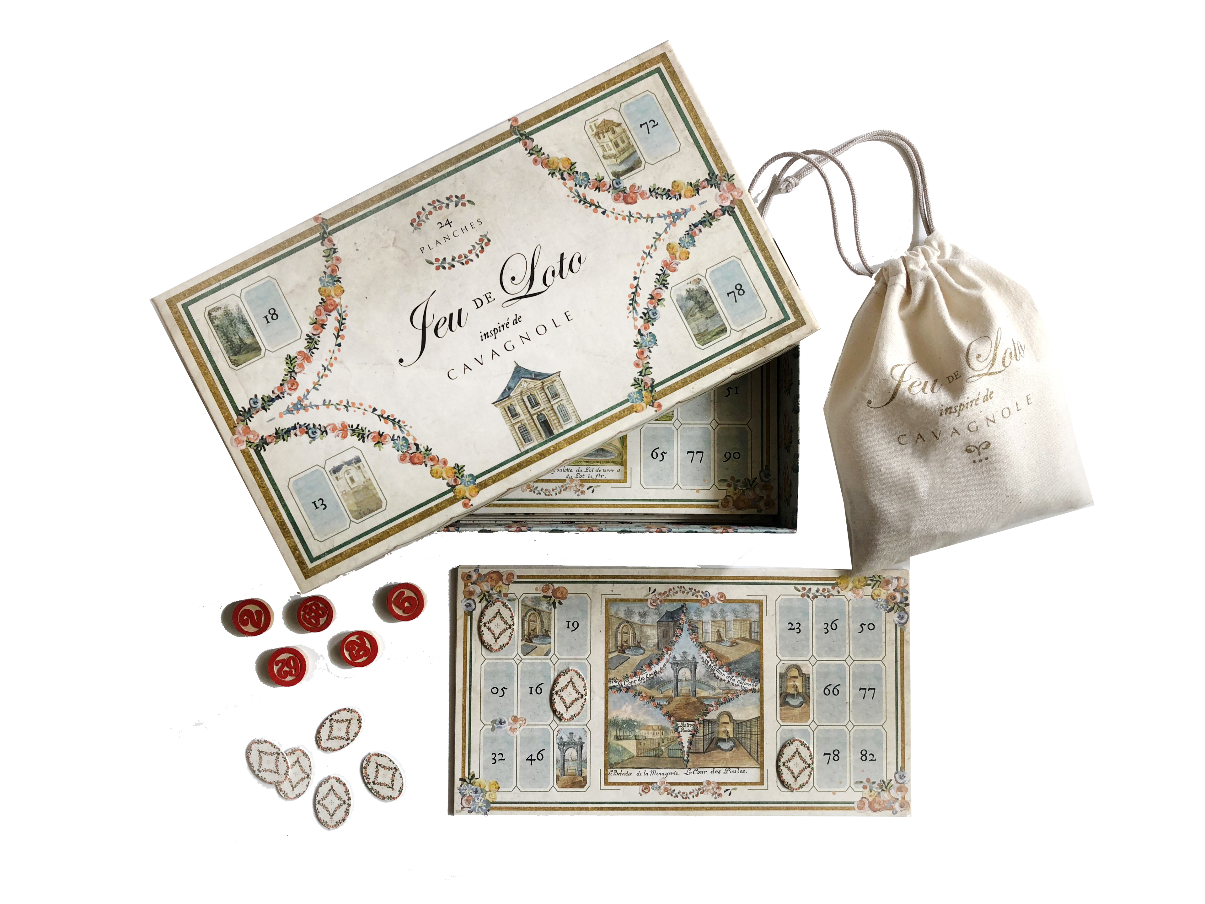 Collection Jeux et Papeterie pour le Château de Versailles