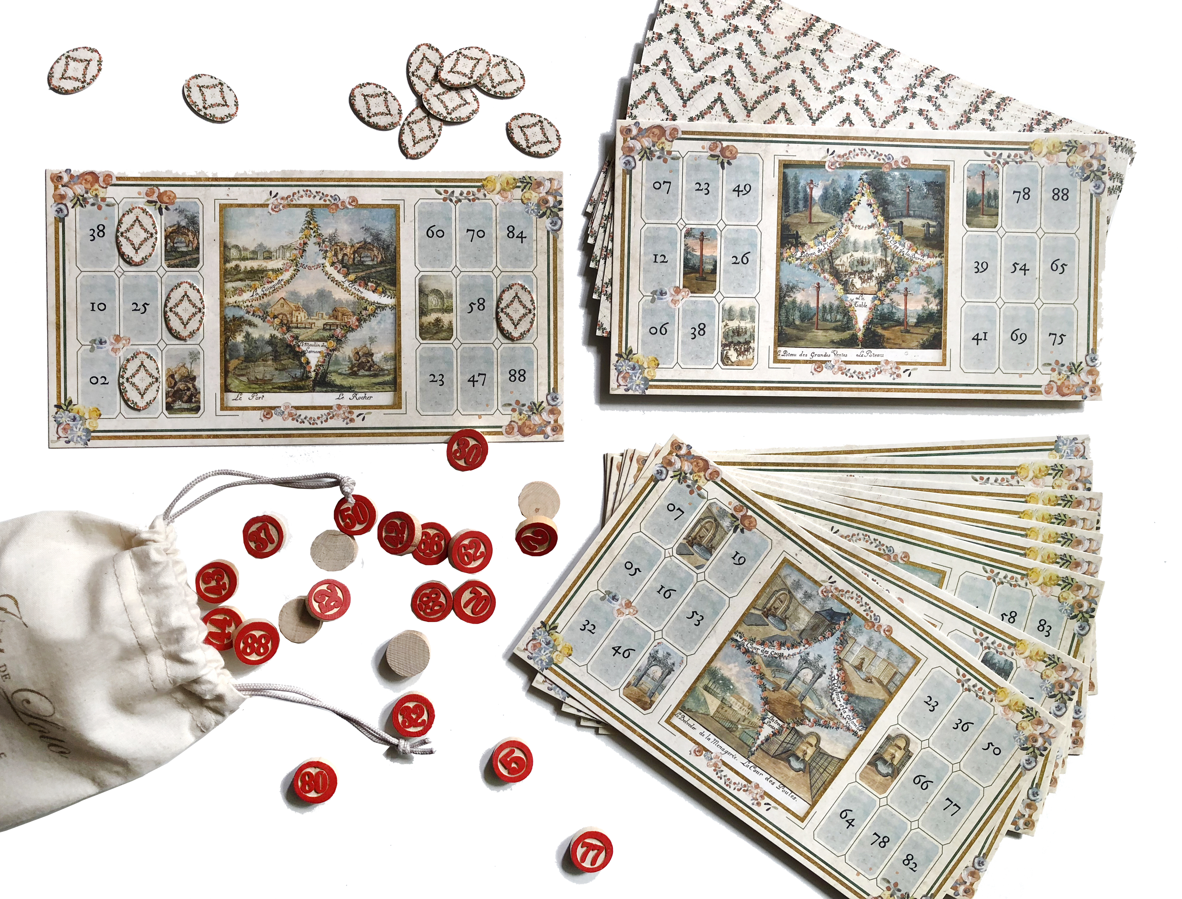 Collection Jeux et Papeterie pour le Château de Versailles