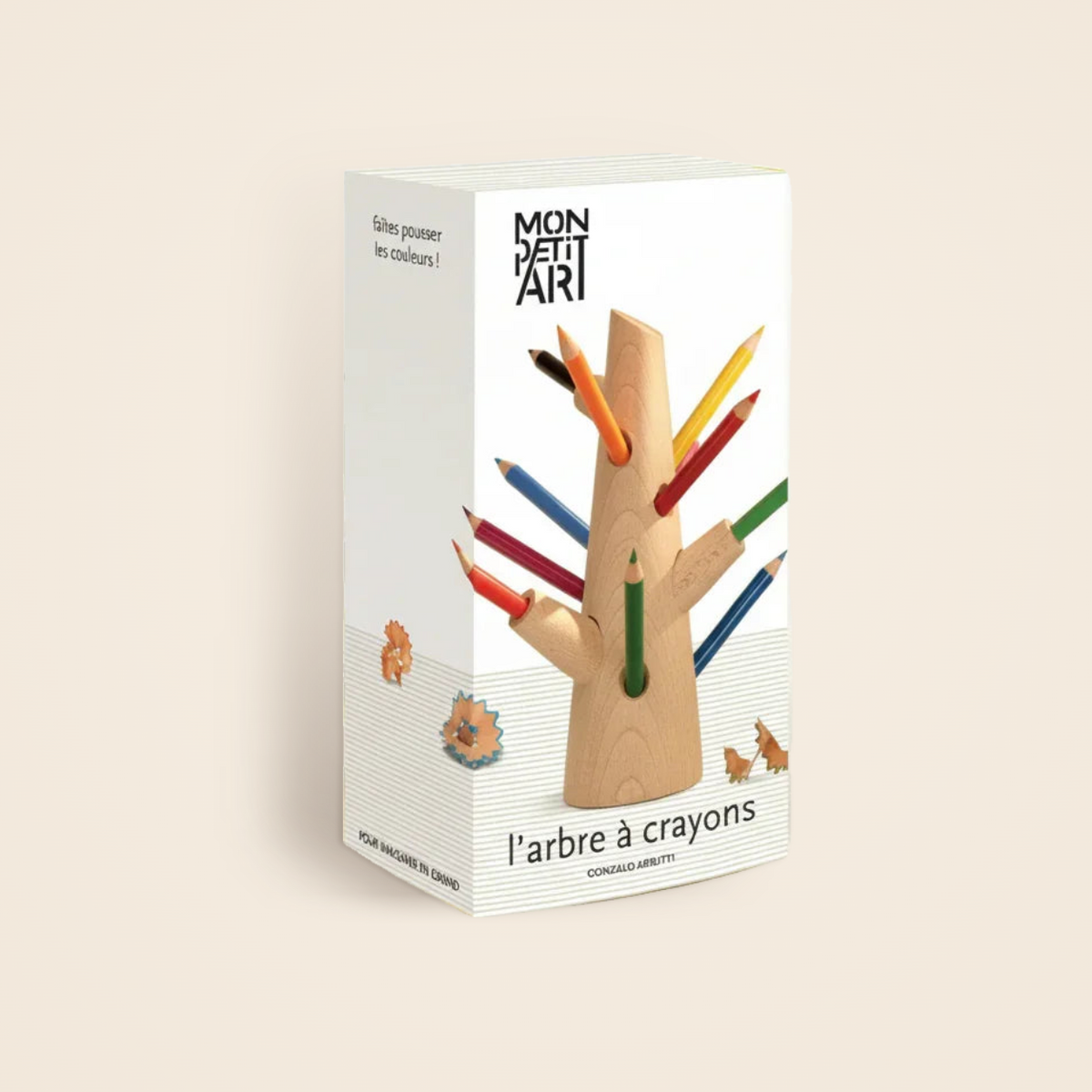 Wooden Pencil Tree by Gonzalo Arbutti