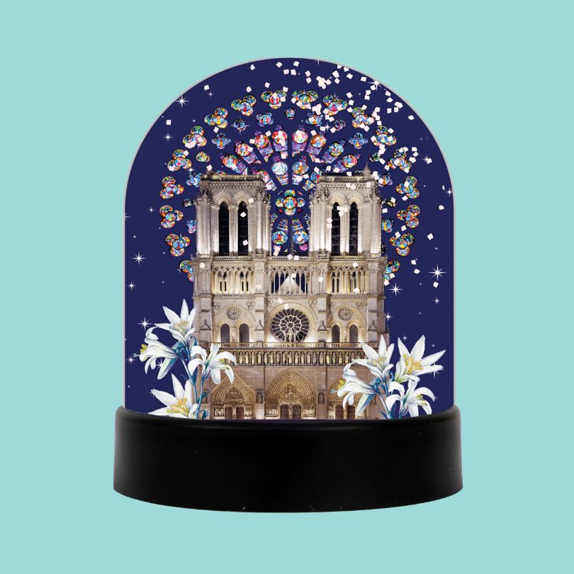 Collection Boules à neige Notre Dame et Sainte Chapelle