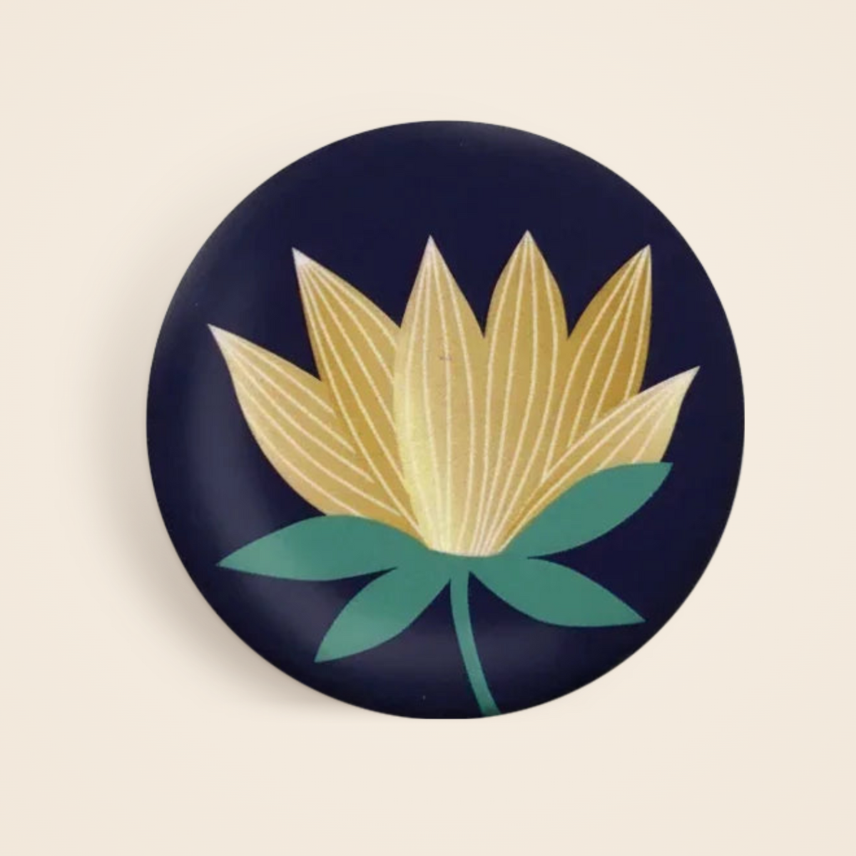 Magnet Lotus finition velours par Mini Labo