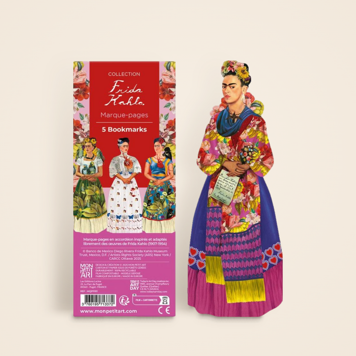 Marque-pages Frida Kahlo par Mon Petit Art