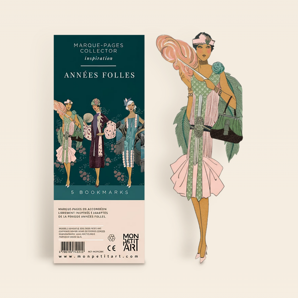Marque-pages Années folles par Mon Petit Art