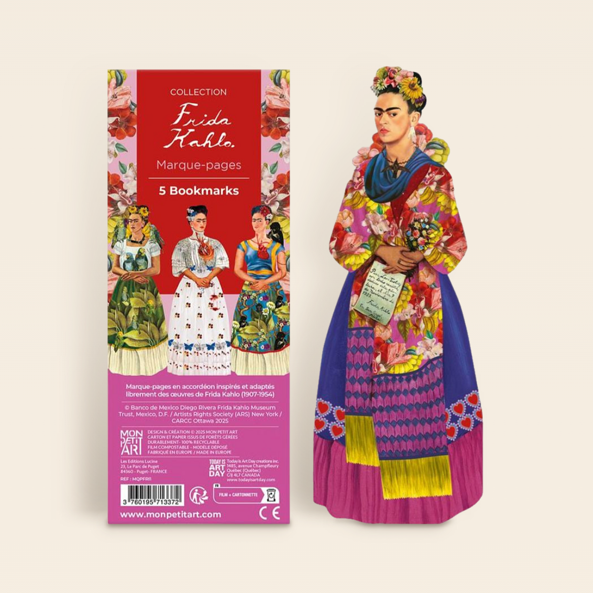 Marque-pages Frida Kahlo par Mon Petit Art