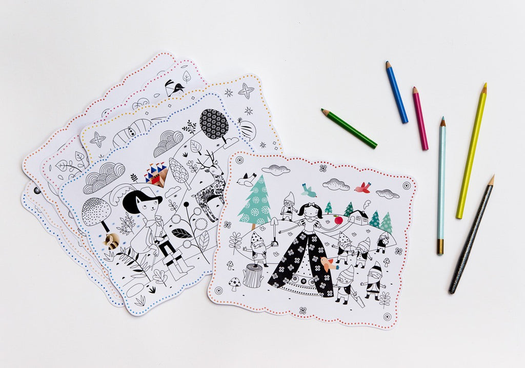 COLORIAGE MERVEILLEUX - 12 contes à colorier