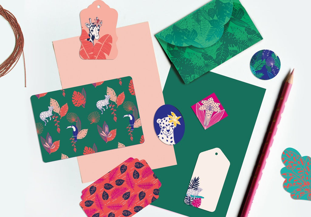 Coffret de papeterie - Exotic Feelings