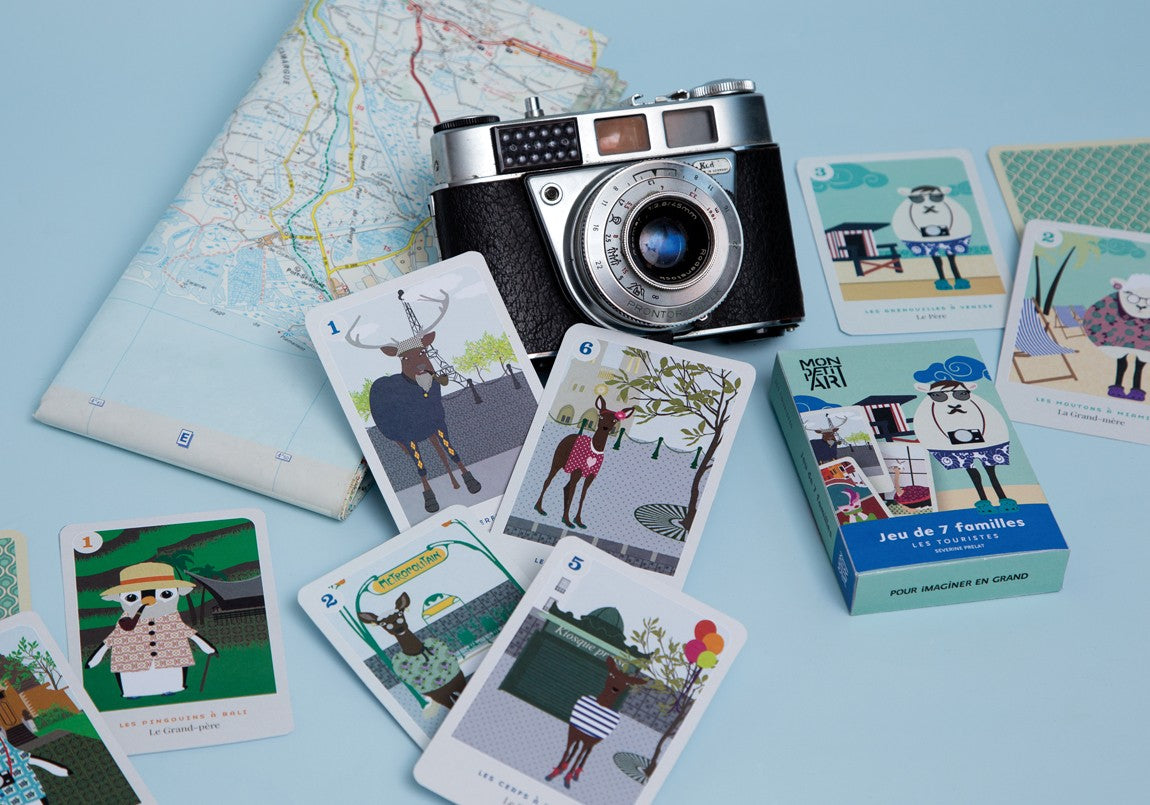 JEU DE 7 FAMILLES - Les Touristes