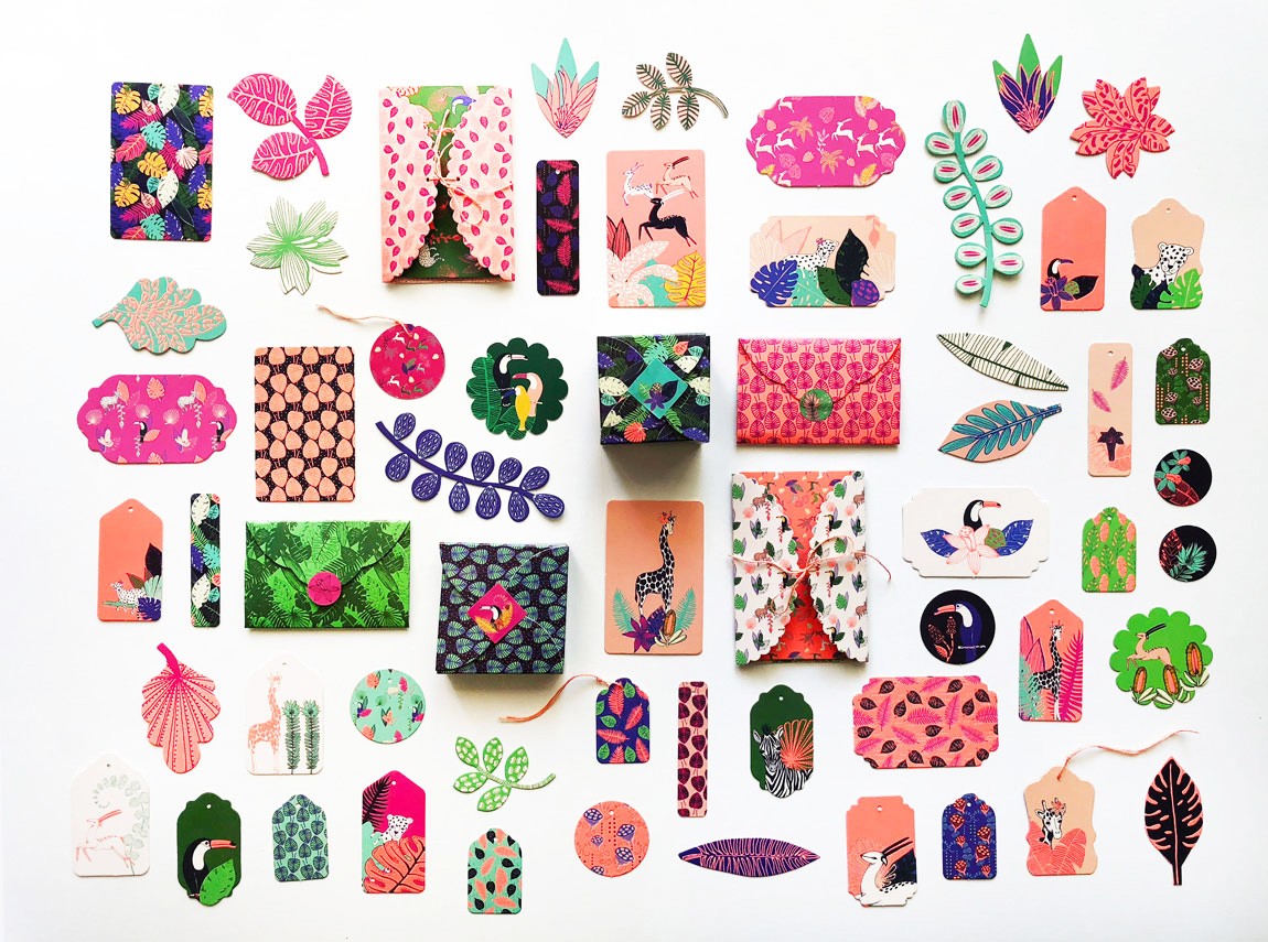 Coffret de papeterie - Exotic Feelings