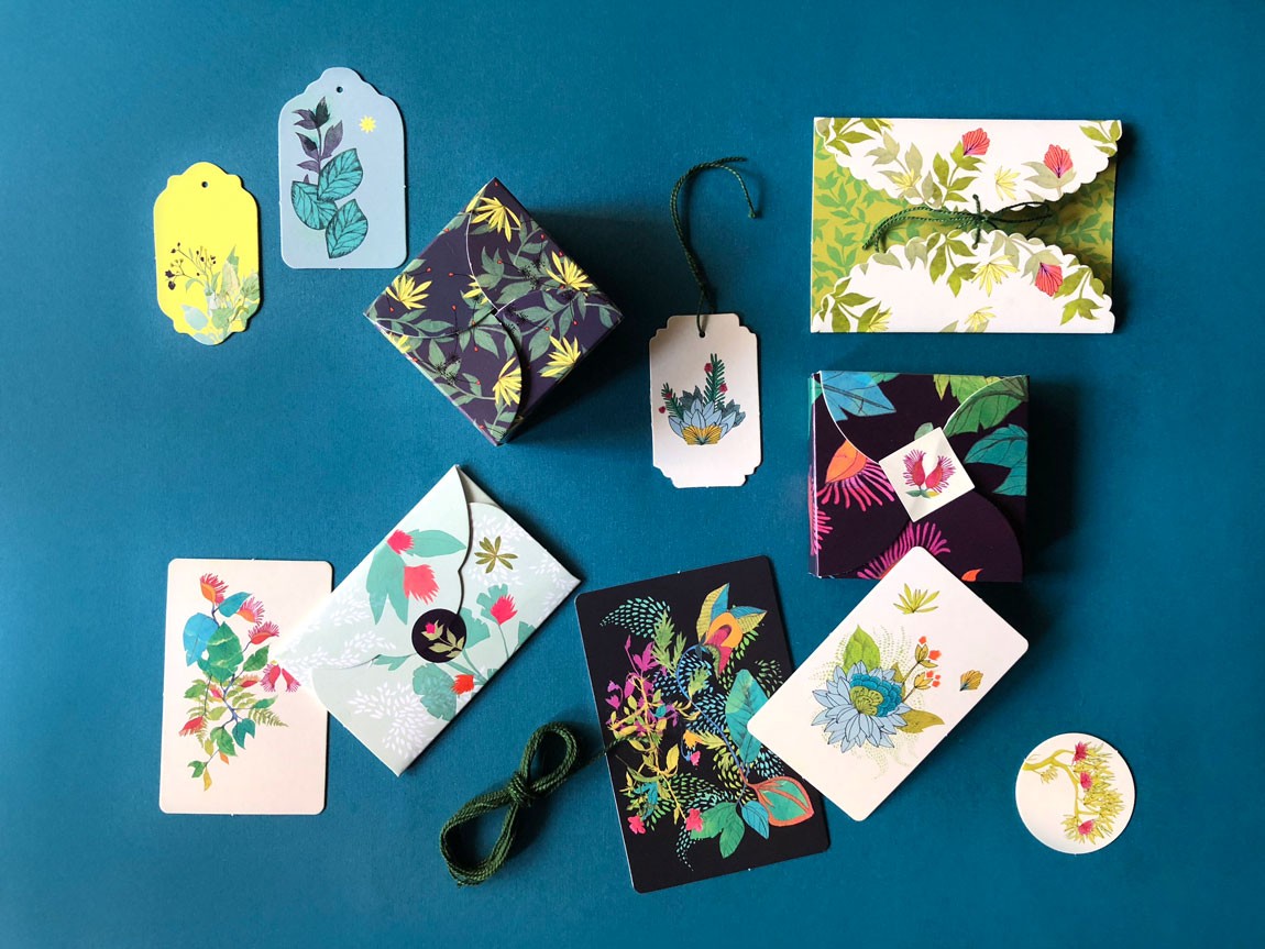 Coffret de papeterie - Mysterious Nature