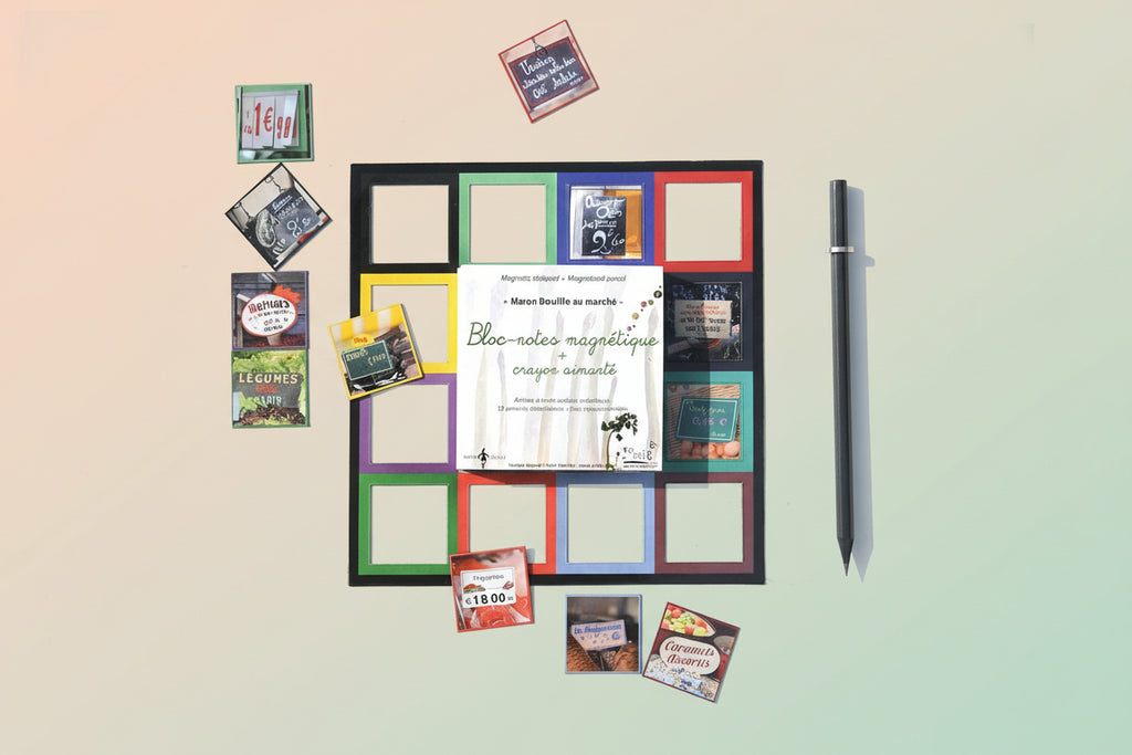 Bloc-notes magnétique - Au marché