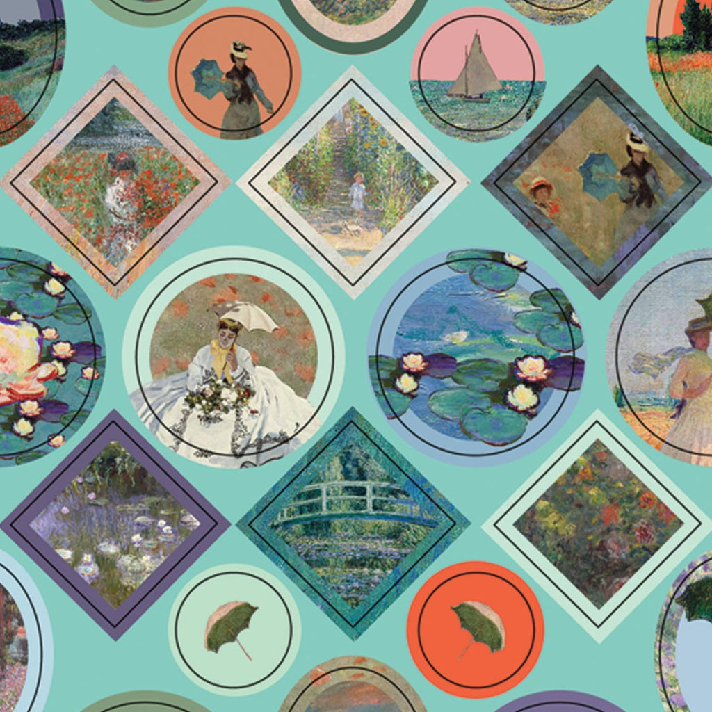 Claude Monet stickers 
