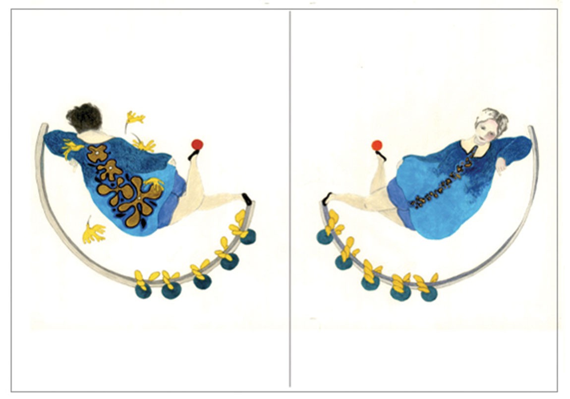 Set of 5 double cards - "Fairy Tales"