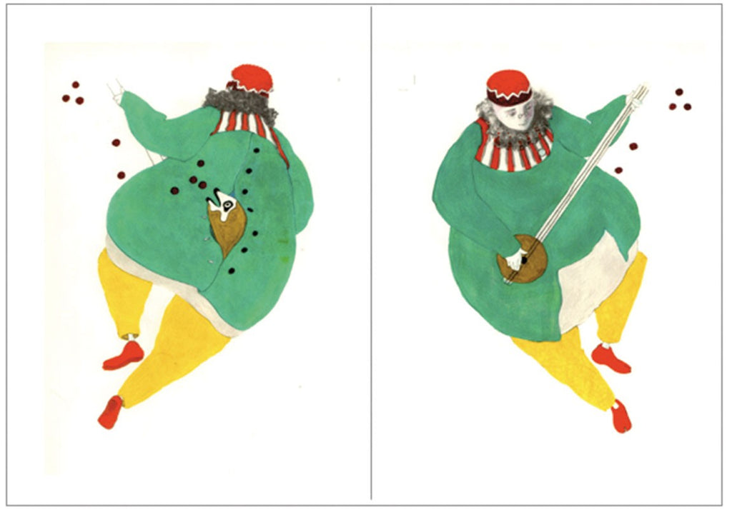 Set de 5 cartes doubles- "Féeries"