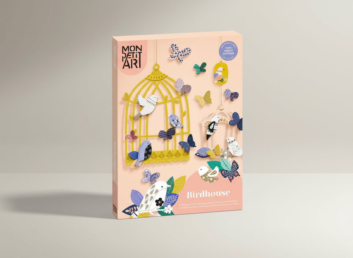 Coffret Créatif DIY - Mobile "Bird House by Mini Labo"