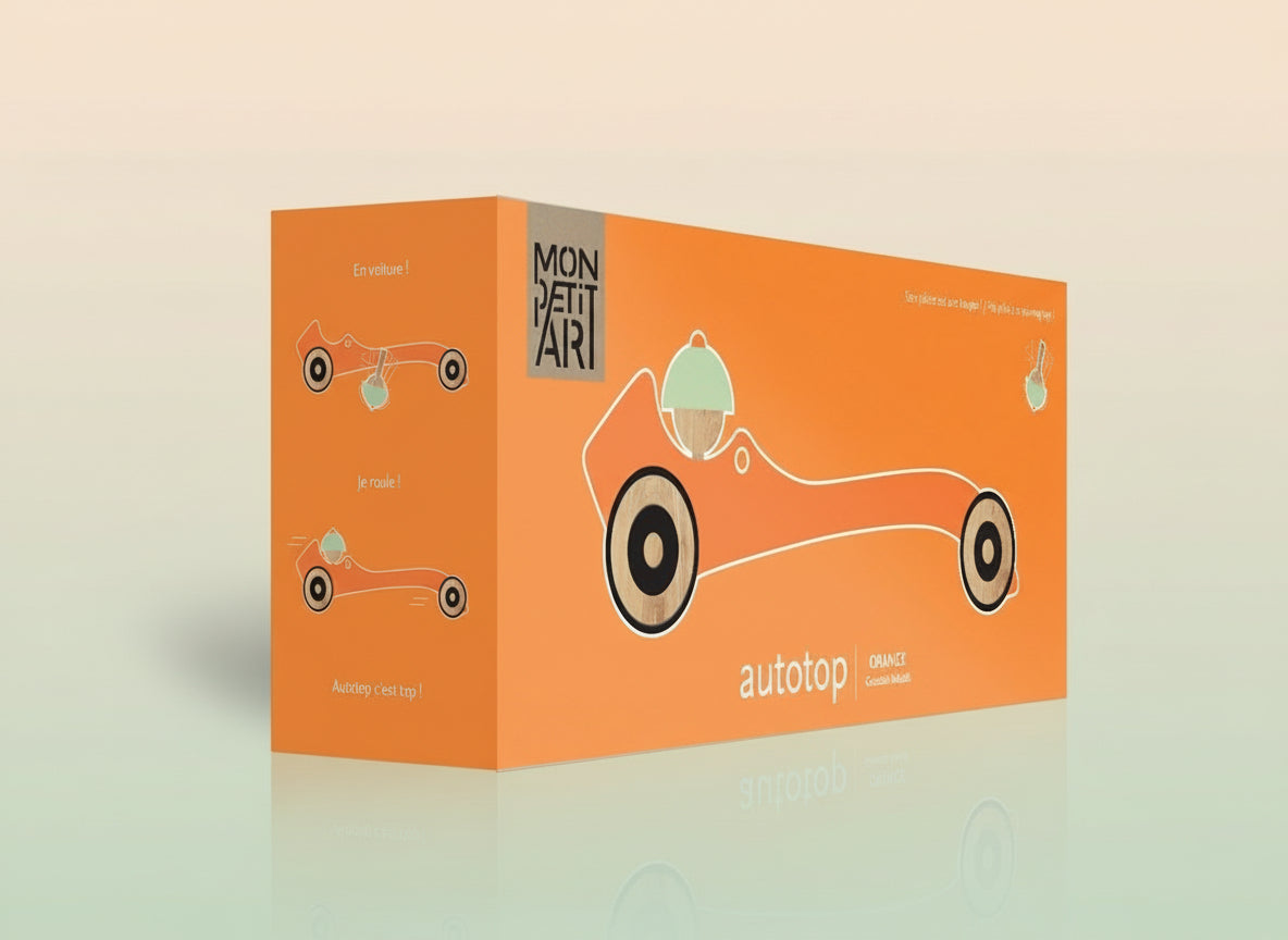 Autotop - La voiture toupie - modèle Orange
