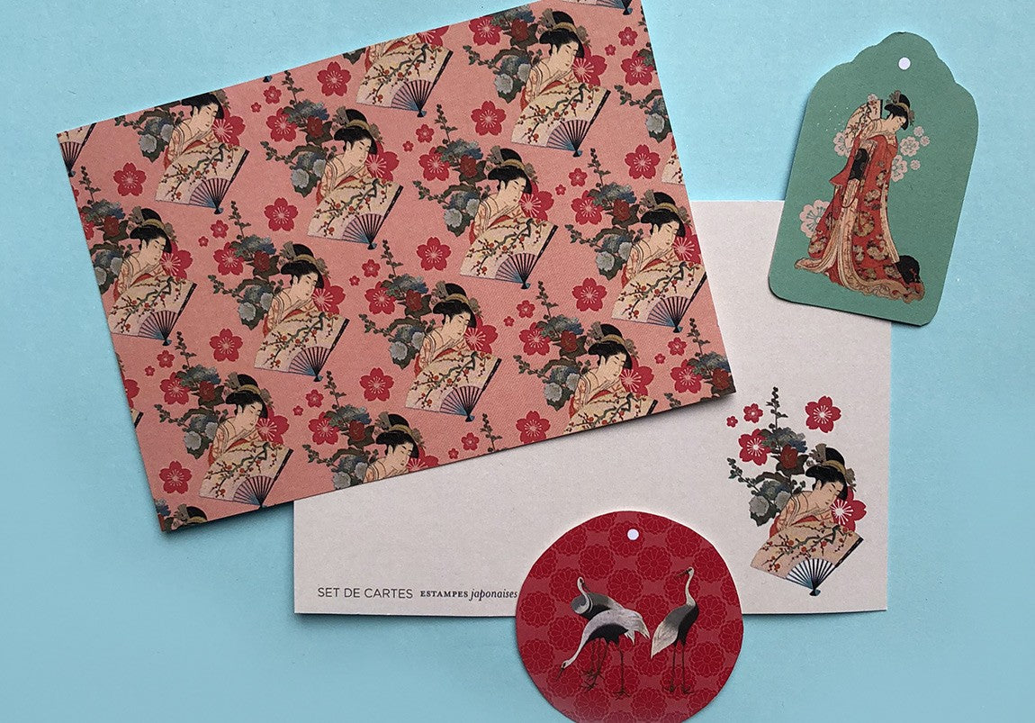 Cards kit - Japanese prints