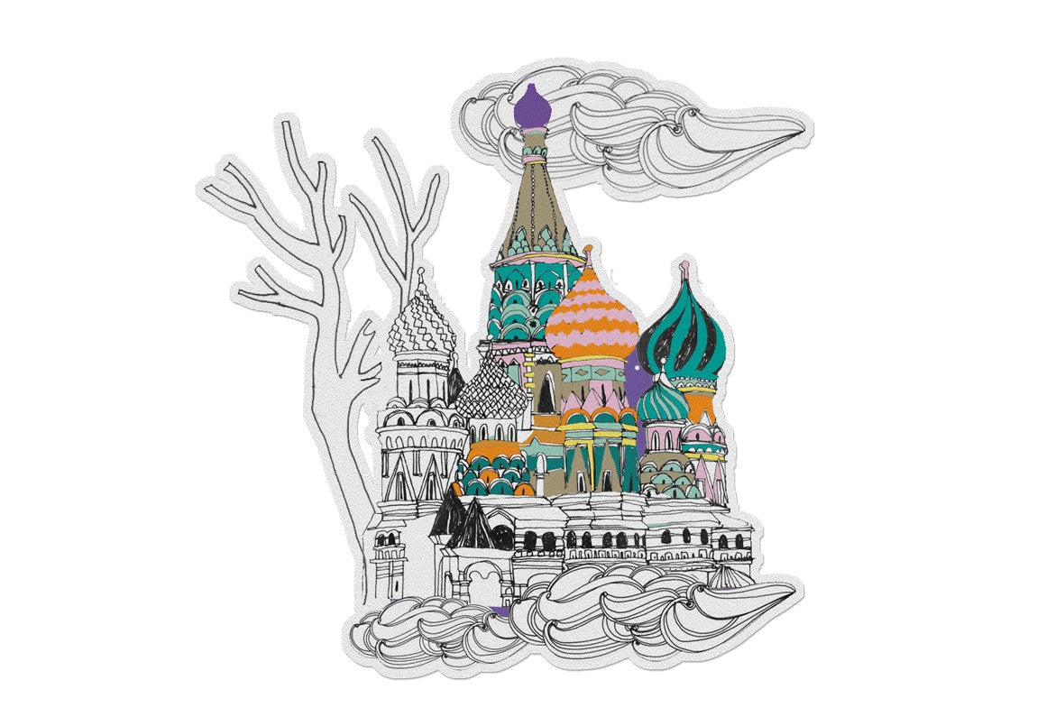 Moscou à colorier - 3D Color City