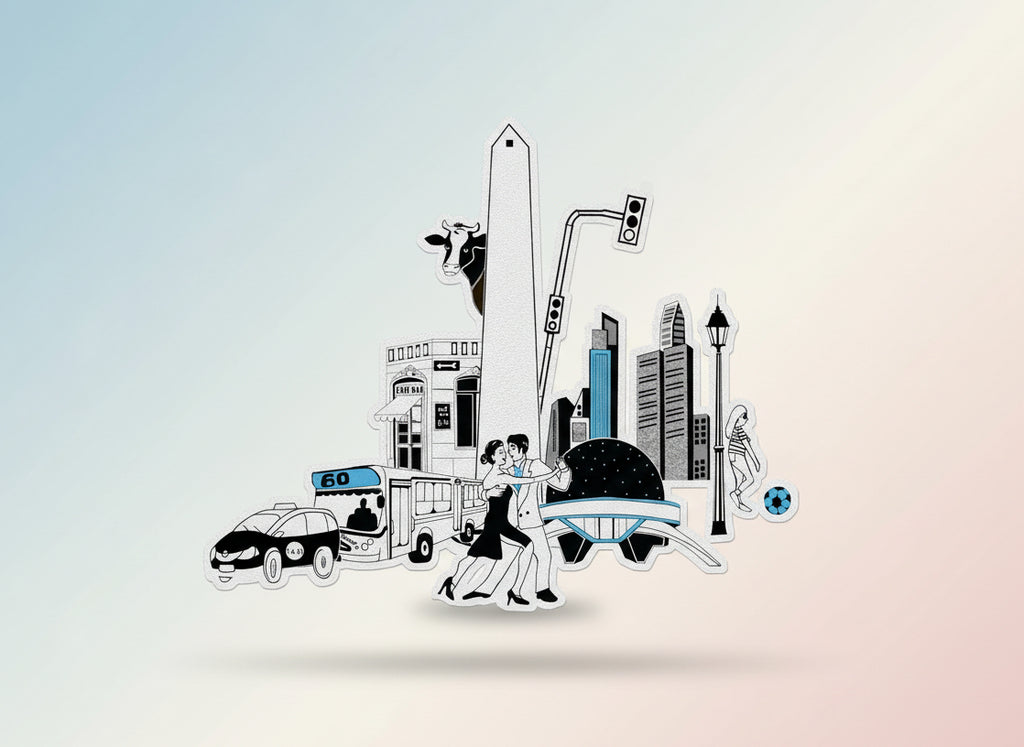 Buenos Aires à colorier - 3D Color City