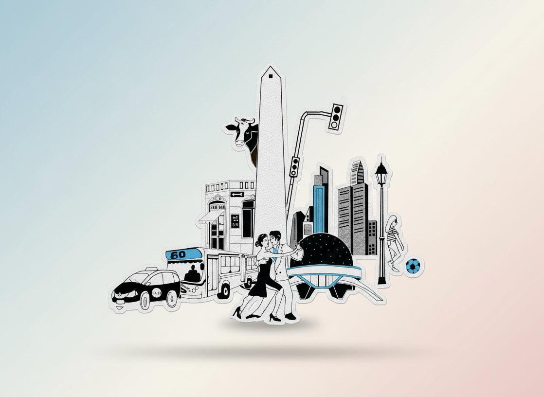 Buenos Aires à colorier - 3D Color City