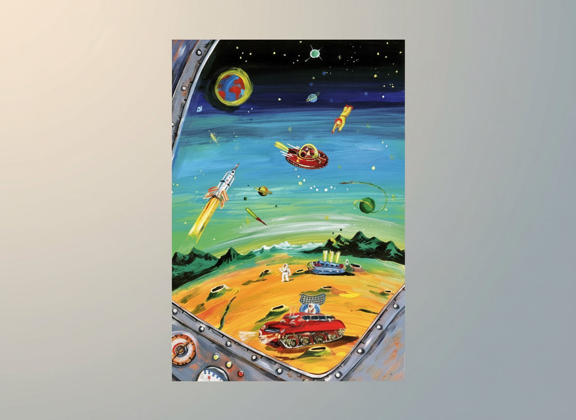 Affiche - Dans l'espace