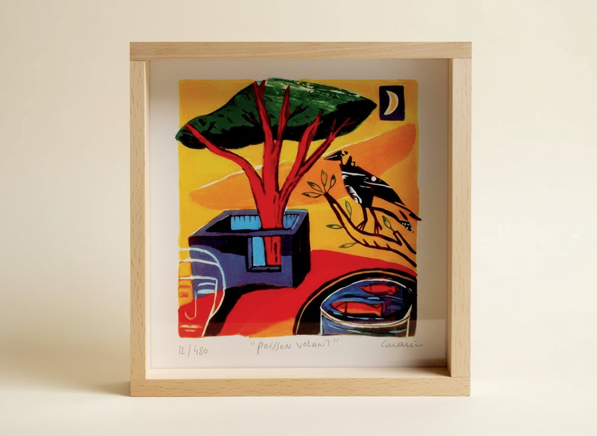 Tableaux en série limitée - Poisson volant