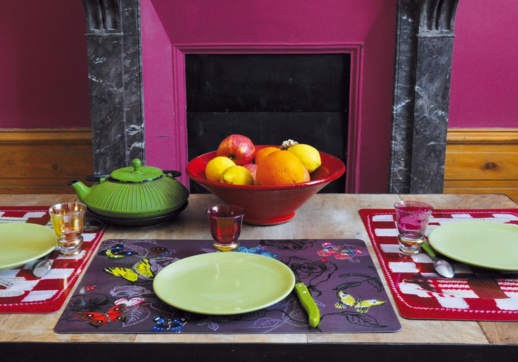 4 sets de table - Trompe l'oeil