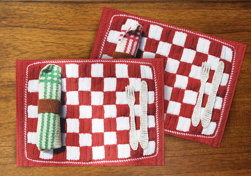 4 sets de table - Trompe l'oeil