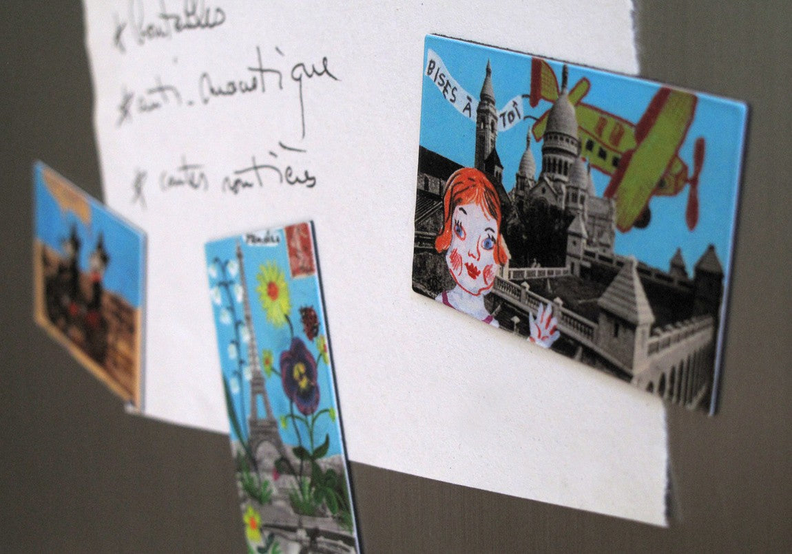 Mosaïques magnétiques - Souvenirs de Paris