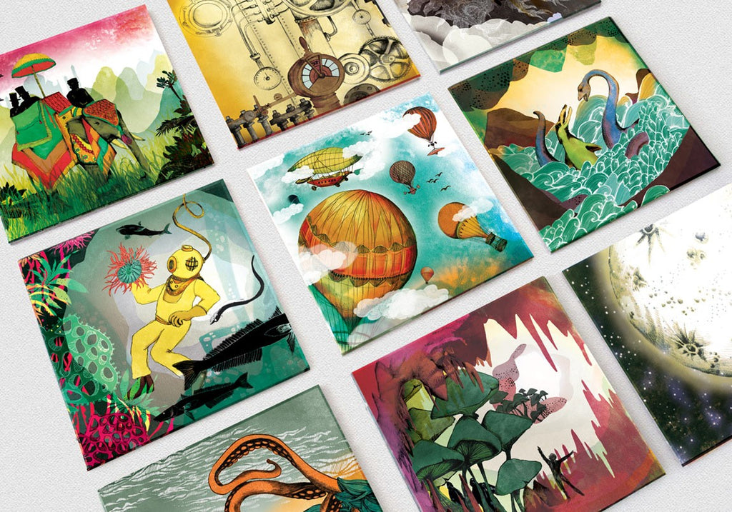 MEMO GÉANT - Les voyages de Jules Verne