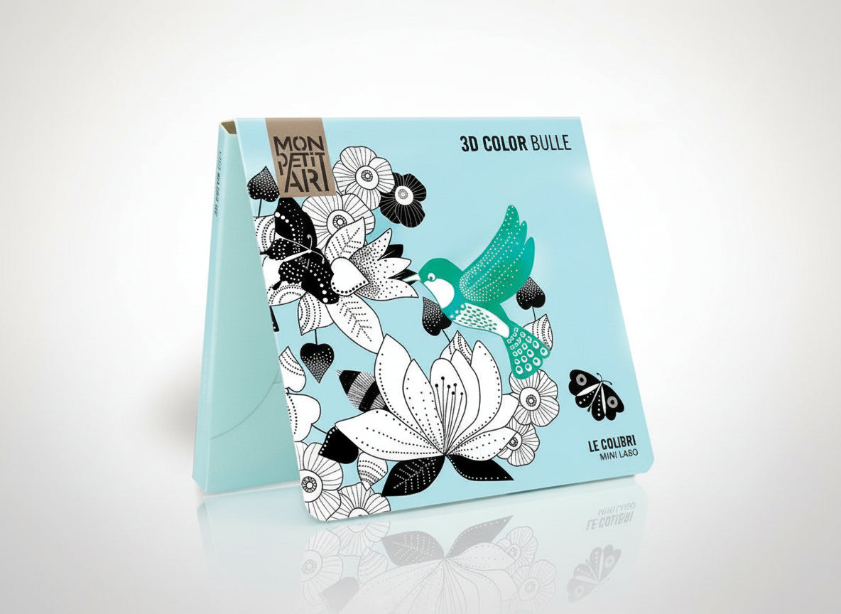 Le Colibri - Coloriage - 3D Color Bulle