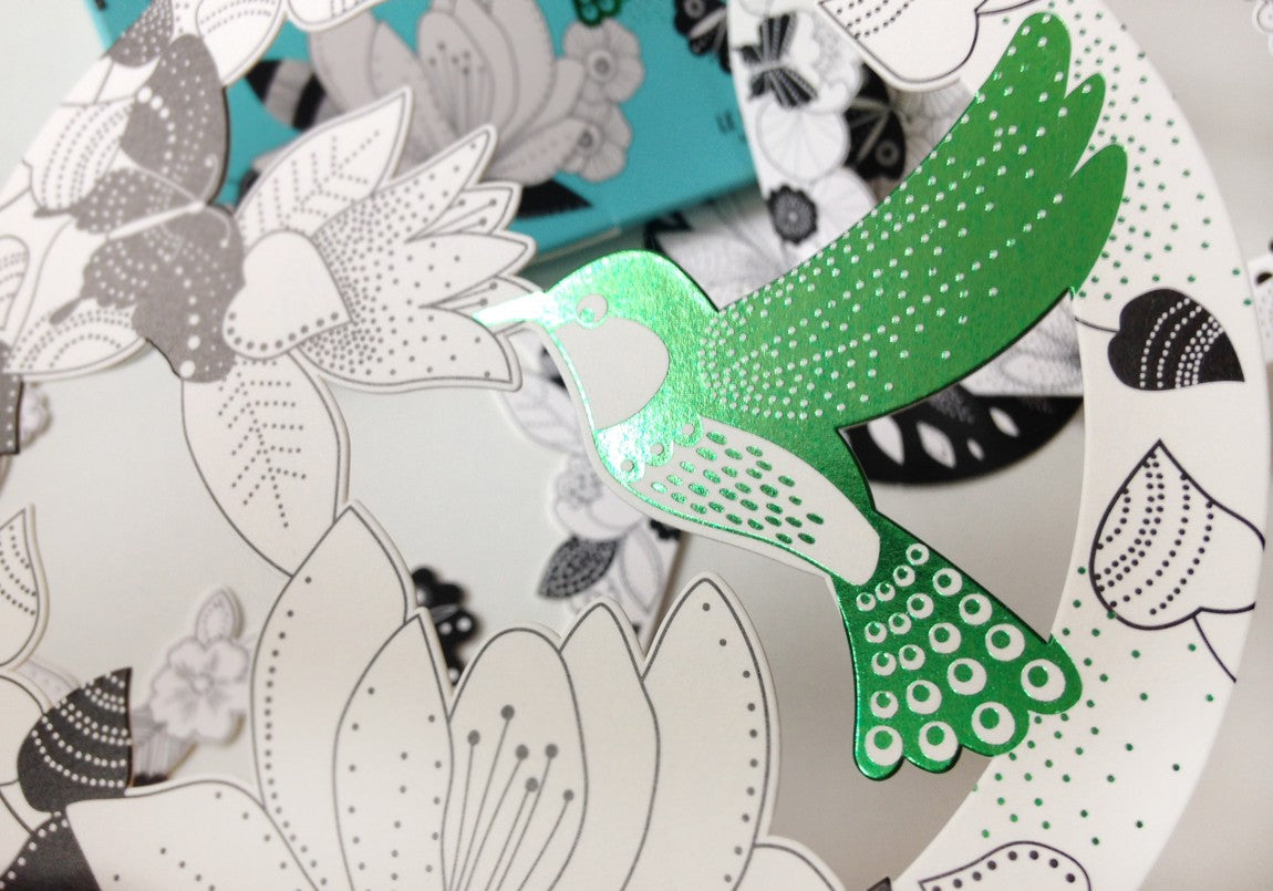 Le Colibri - Coloriage - 3D Color Bulle