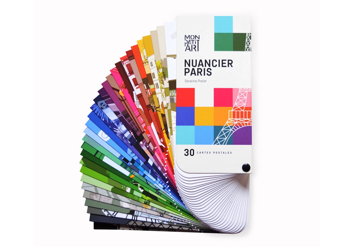 Nuancier Paris - 30 Cartes Postales