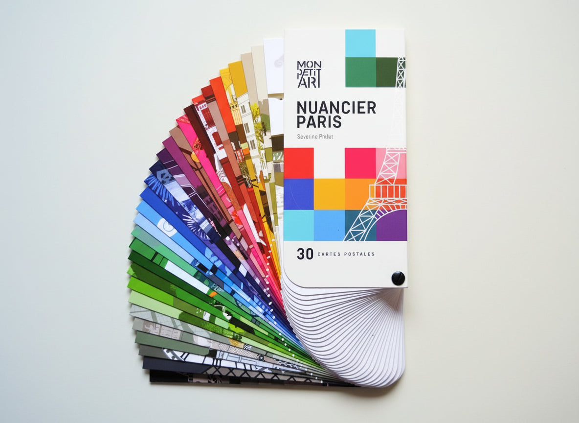 Nuancier Paris - 30 Cartes Postales
