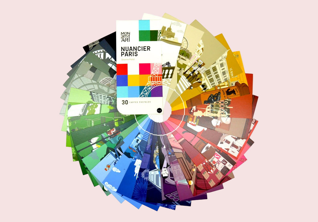 Nuancier Paris - 30 Cartes Postales