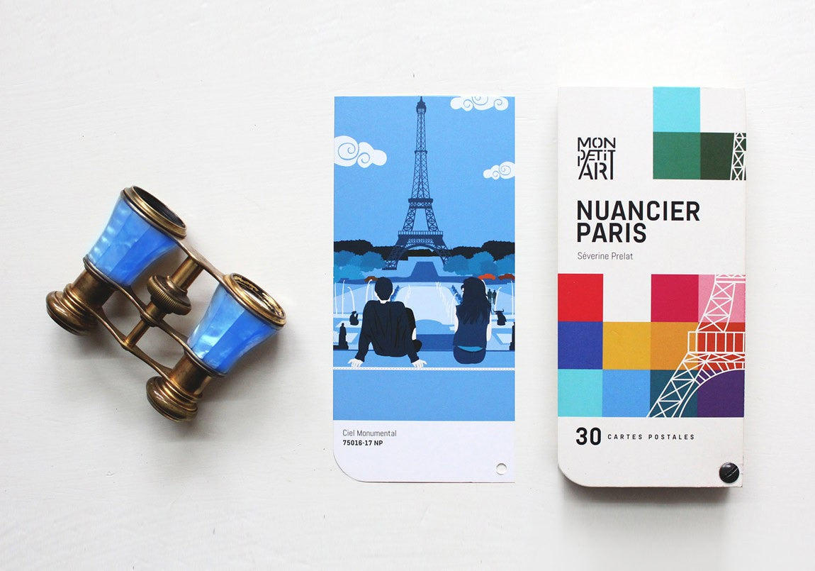 Nuancier Paris - 30 Cartes Postales