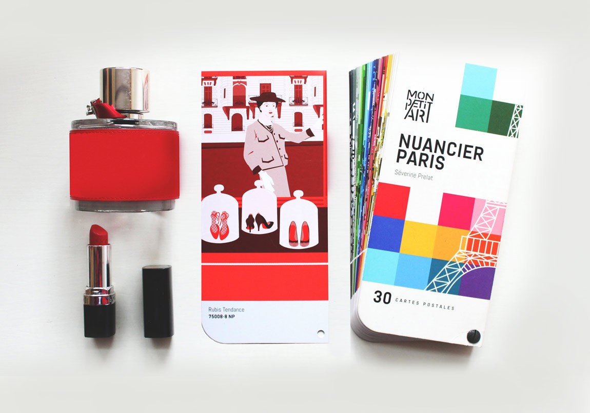 Nuancier Paris - 30 Cartes Postales