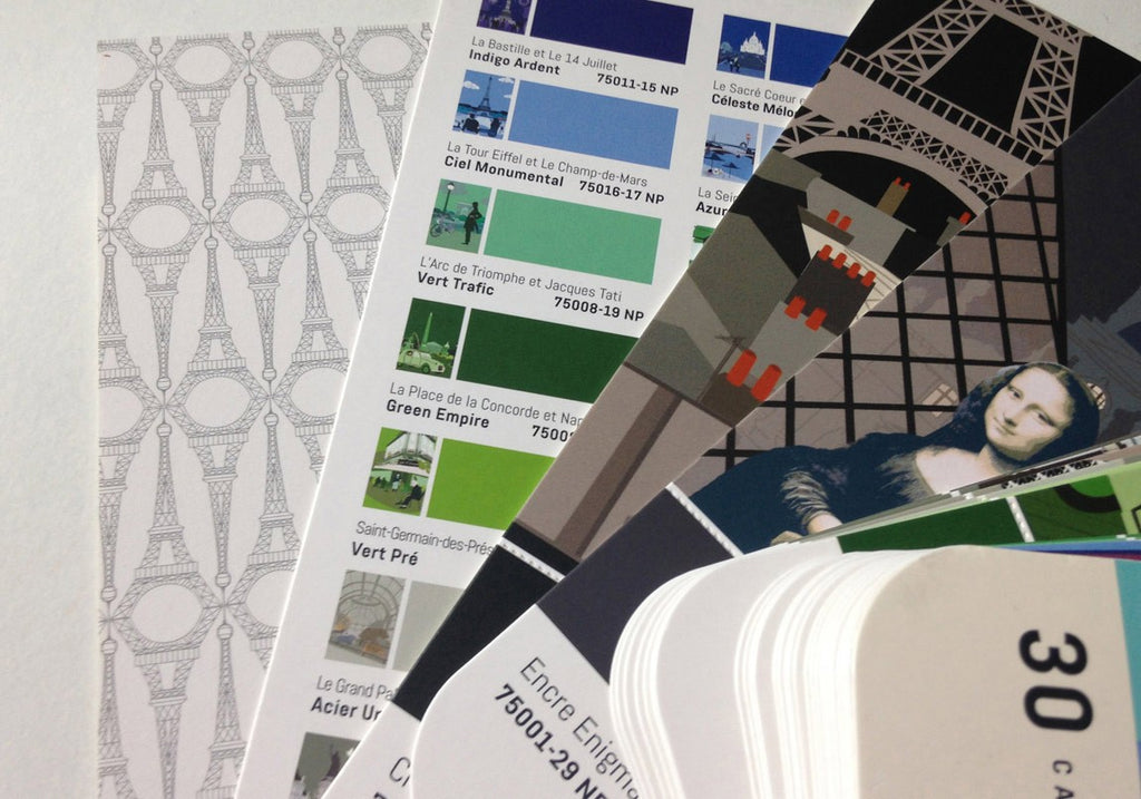 Nuancier Paris - 30 Cartes Postales