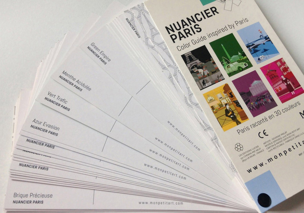 Nuancier Paris - 30 Cartes Postales