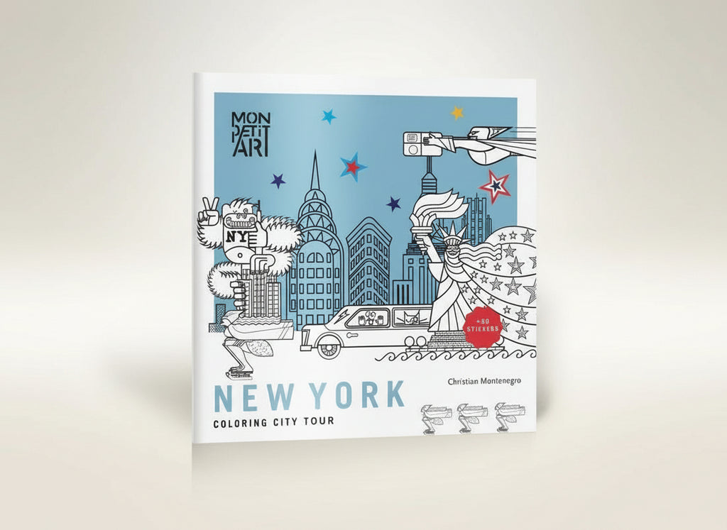New York à colorier - Coloriage City Tour