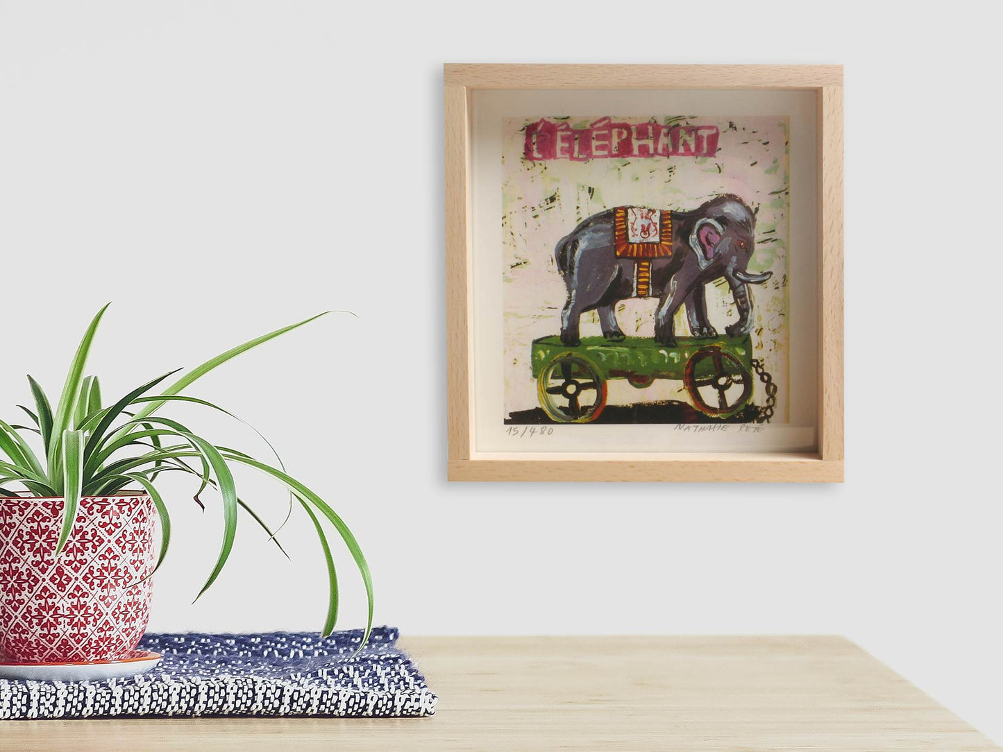 Limited edition paintings - The Elephant
