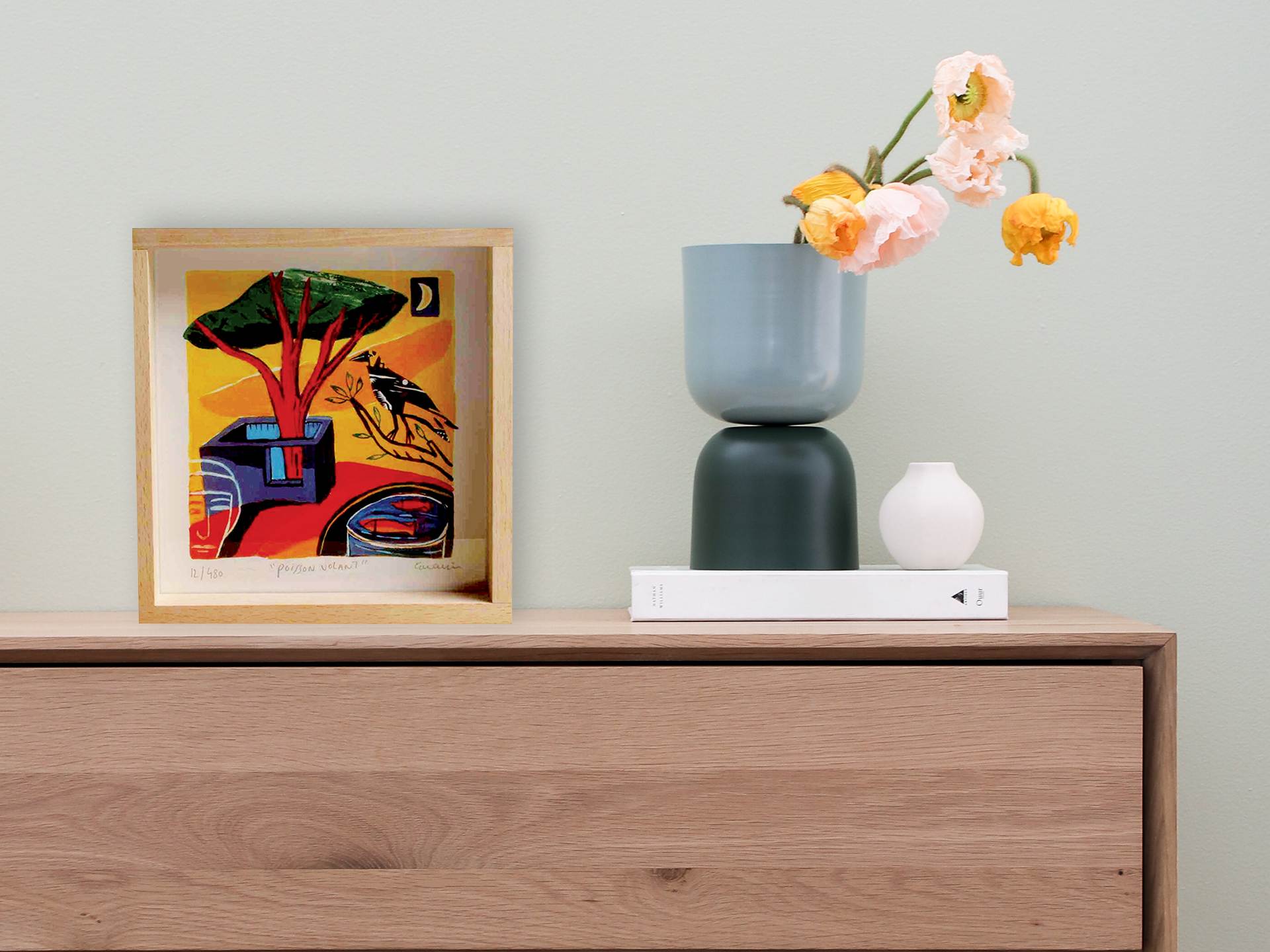 Tableaux en série limitée - Poisson volant